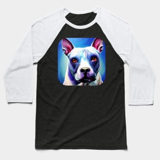 Pitbull Dog Baseball T-Shirt